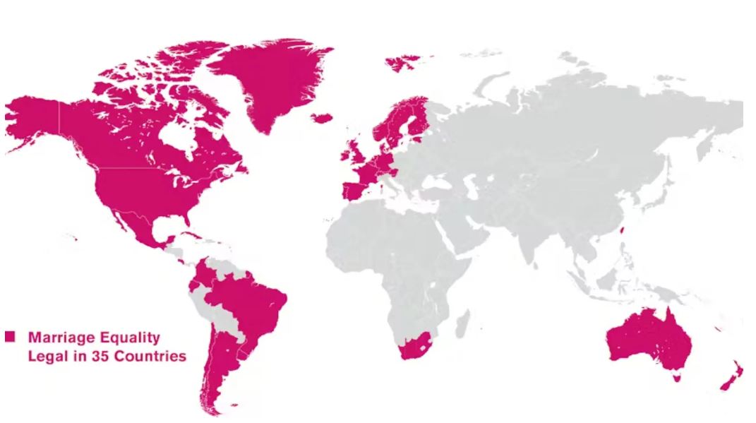 same-sex marriage world map