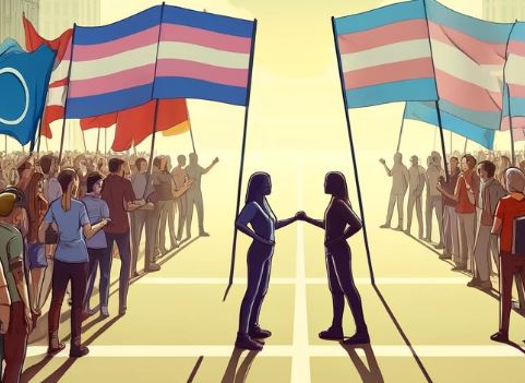 Clashes Between Gender-Critical and Pro-Transgender Groups