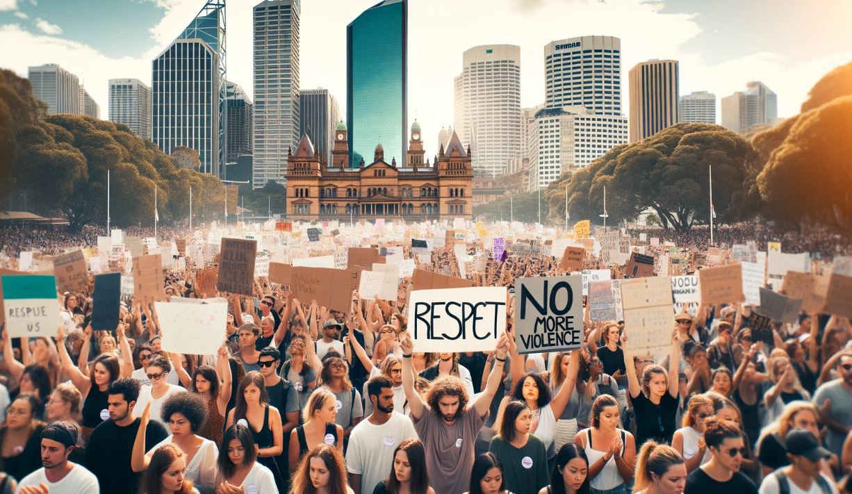 Protests against gender violence in Sydney demand stricter laws after a deadly stabbing incident