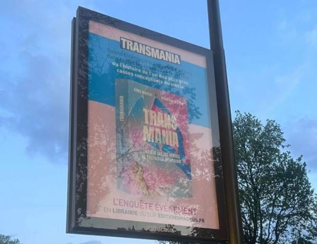 ; Removal of Transmania Advertising in Paris after hate speech claims against the transgender community.