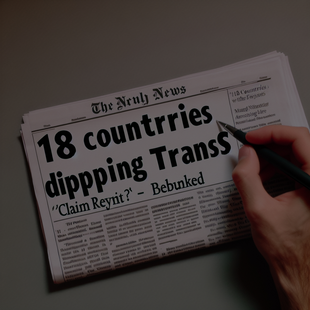 “18 Countries Dropping Trans Rights?” Claim Debunked